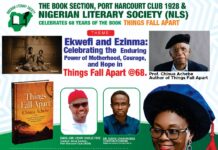Port Harcourt Club 1928, NLS Celebrate 68 Years of Achebe’s ‘Things Fall Apart’